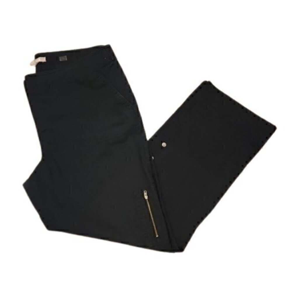 [Chico's] Hi Rise Black Roll Up Pants - Size 2.5